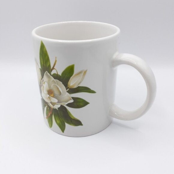 Home & Garden Gardenia Coffee Mug | 11 oz | Floral Design | 3.76" H - Picture 4 of 7